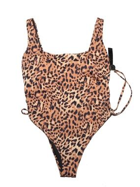 Victoria's Secret Leopard Bikini One Piece XL NWT